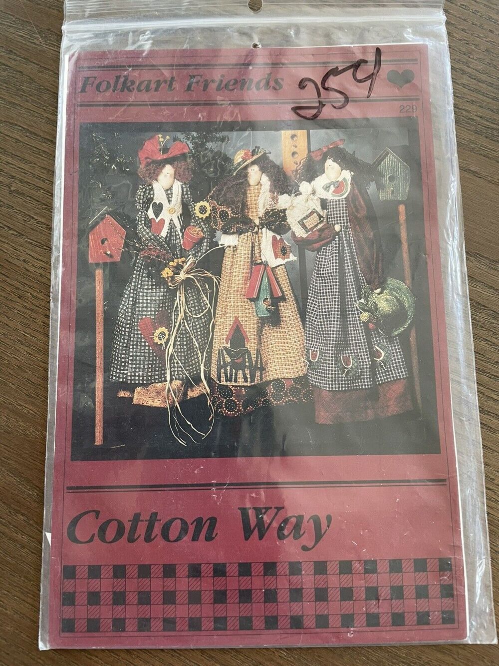 Folkart Friends Doll Long Leggins Series Cotton Way 229 Sewing Pattern UNCUT